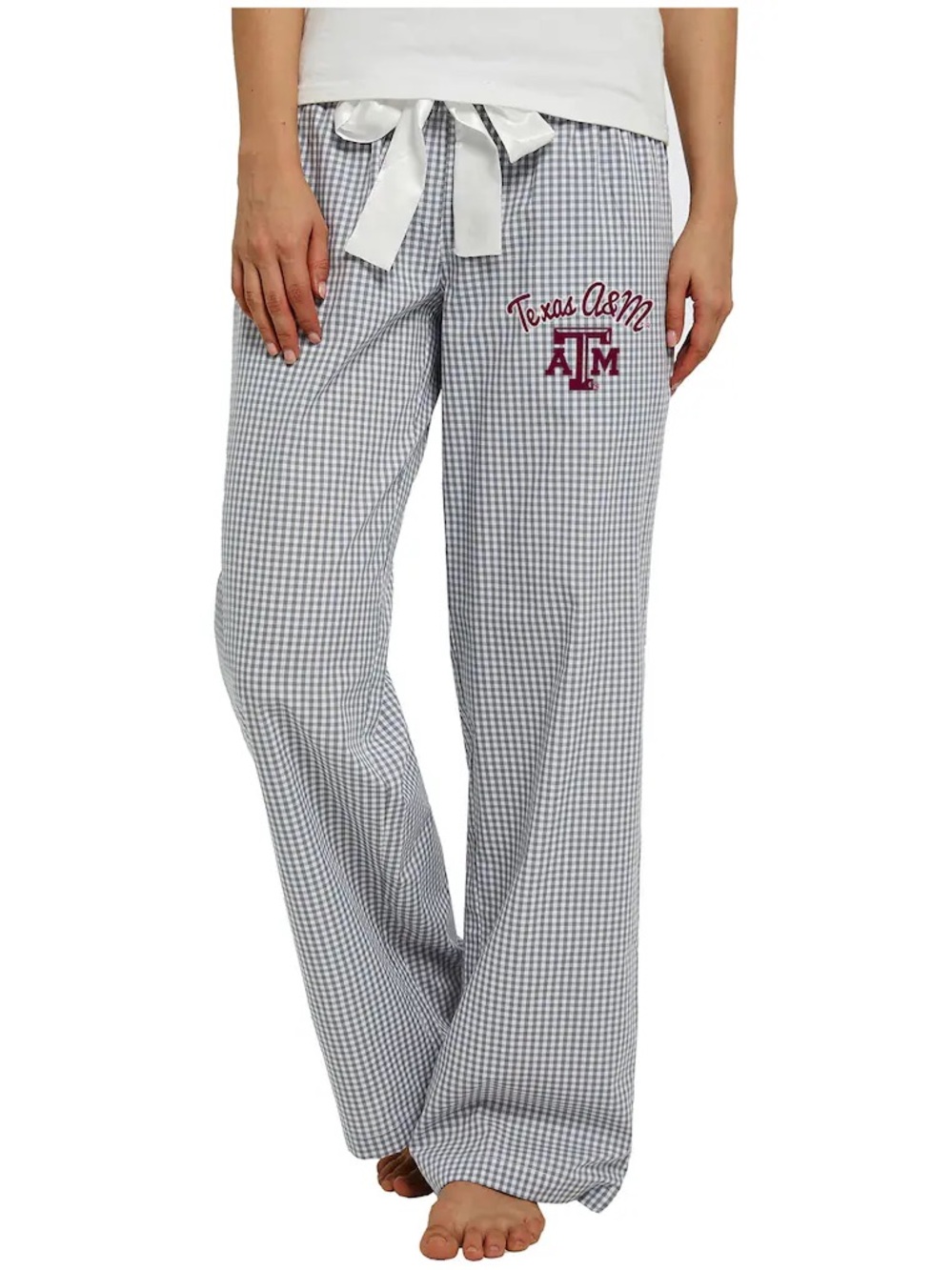 Concepts Sport Texas A&M Aggies Womens Grey Tradition Loungewear Sleep Pants